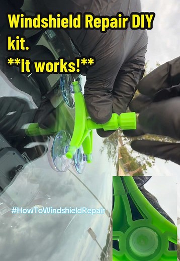 It works!! REVIEW & Tutorial: 7.0 of 10 For a quick fix save this will work for small rock chip damage. Reusable diy kit. #tiktokshop #seller #supportsmallbusiness #windshieldrepair #windshield #glassrepair #repairkit #fyp #foryoupage #lifehacks #howtowindshieldrepair #glass #beforeandafter #howto #visual #education #buyonline #tortorial #example #cut #creator #creatorfund #marketplace #products #firstsale