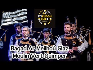 [4k] BAGAD Ar Meilhoù Glaz Moulin vert 2024 Celtic musique Cornemuse bombard
