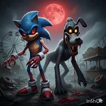 Sonic & Pluto: BLOOD HOWL 💀🐶 | Monster Horror Story |#SonicHorror #PlutoHorror #BloodHowl #EvilPluto
