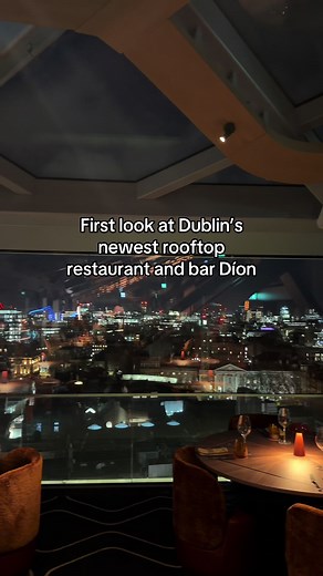 First look at Dublin’s newest rooftop restaurant and bar, Díon, now open on top of the former Central Bank building at Central Plaza. Enjoy incredible 360-degree views across Dublin city as you step into a stylish rooftop space serving modern Irish cooking with an international twist, paired with standout cocktails and elegant interiors. For more information and to book see diondublin.ie #dublin #ireland #irish #europe