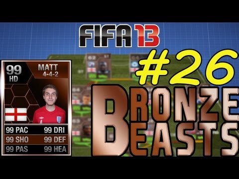 FIFA 13 ultimate team - bronze beasts - retro FIFA!