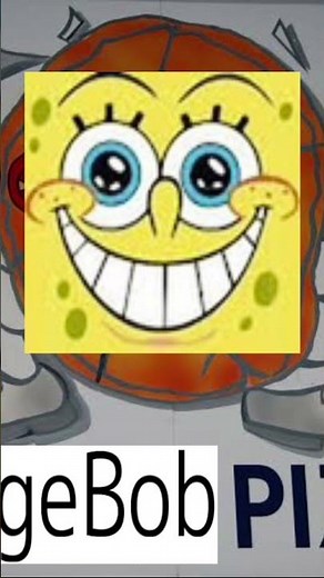 SpongeBob pizza 🍕 cartoon pizza logo 2004