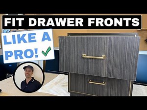How To Install Cabinet Drawer Fronts | DIY Drawer Front Fitting | Drawer Fronts Installation