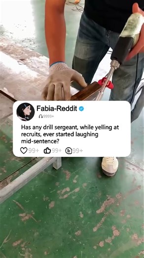 Has any drill sergeant, while yelling atrecruits, ever started laughing mid-sentence?#reddit #story