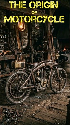 First Motorcycle! The Origin Story #shorts #inventions