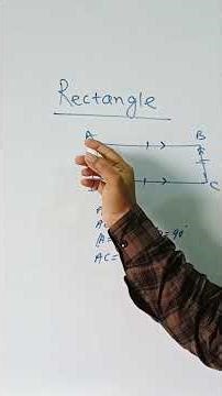 Rectangle shape #education #trending