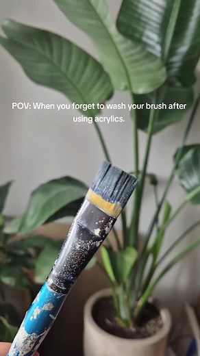 How to Clean Acrylic Brushes Without a Hammer (Easy Fix)