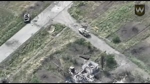 Russian BMP-2 gets destroyed by Mine