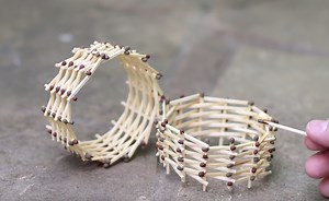 How to make a matchstick bracelet