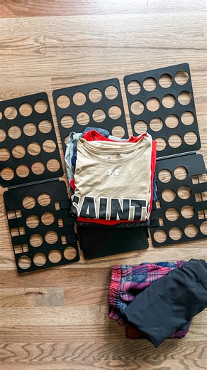 46K views · 35 reactions | This folding board has been a laundry game changer at our house! It helps the kids fold their laundry so much faster and actually makes it kinda *fun* for them.狼 Comment LINK and I’ll send the direct link straight to your inbox. And hurry because it’s only sale right now for $10.99! PS works on shirts, shorts, pants, skirts, dresses … does it all 朗 | Home and Kind | Facebook