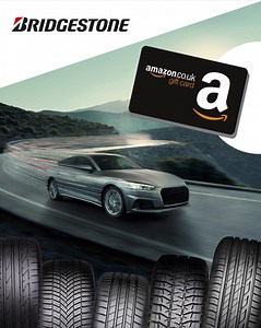 3.2K views · 77 reactions | We are giving you the opportunity to receive Amazon E-Gift Vouchers when you purchase two or four Bridgestone car, 4x4 or van tyres during April & May from participating dealers. Follow the link below to find out more! | Bridgestone | Facebook