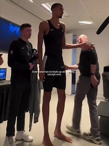 I only know him🤯#nba #basketball #wemby | wemby height
