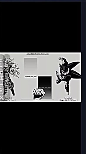 Goku vs cell power level #goku #dragoball #anime #edit