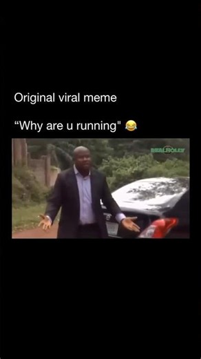 Finally Found the Original “Why Are You Running?” Meme 😂🏃