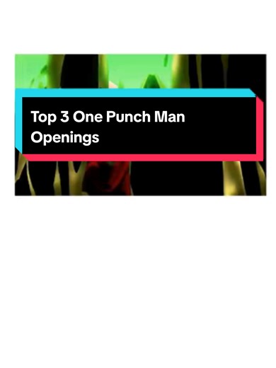 Top 3 One Punch Man Openings ( Only Right Ranking ✌️) #anime #onepunchman #saitama #top5 #ranking
