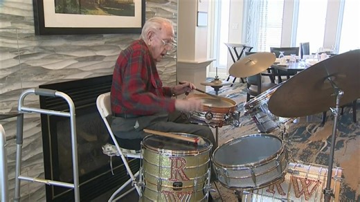 99-year-old musician excited after renovations at historic senior living residence in Beverly