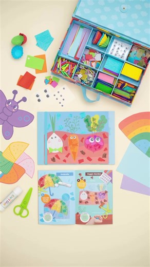 Our BESTSELLING Garden Collage Sensory Craft Box is more than just a craft kit, it’s a tool for screen-free creativity ✂️🎨 Each kit has over 1000 pieces plus glue, scissors, art board, templates, and an idea booklet for inspiration! This kit is great for your little artist to dive into at home or while on the go. 💼💚 This kit has won - 🏆 ✔️ Mom’s Choice Award ✔️ Mum’s Grapevine Top Pick ✔️ Toy Insider’s Top Summer Toy 2024 Say goodbye to screen time and hello to hands-on creativity and play. 