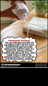 39K views · 301 reactions | Homemade OxiClean | Old fashioned recipes | Facebook
