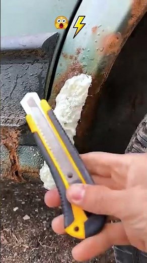 Fixing Rust the Quick Way: Foam, Filler, Done