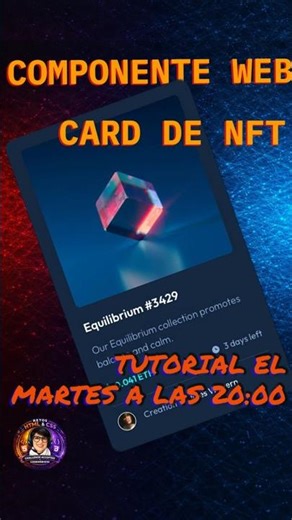 📢🚀Aprende a hacer esta Card NFT con HTML y CSS ¡🙊🙈🙉Te la explico paso a paso !📢💥😎 #proyectoshtmlcss