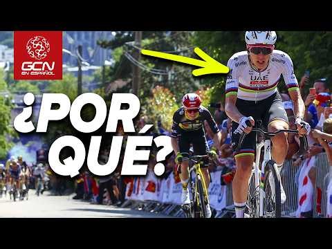 Why does Pogačar always climb sitting down?