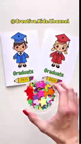 Kindergarten/NurseryGraduation Card Idea 🩷💙