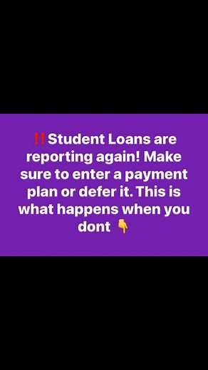 Student Loans are coming out of deferment, please make sure to take the time and communicate with your servicer. ☎️ This is an example of what can happen if you don’t pay attention 🤯 just one new late payment of 30 days can be devastating for your credit score! #studentloans #credit #creditscore | Aaron DeHart