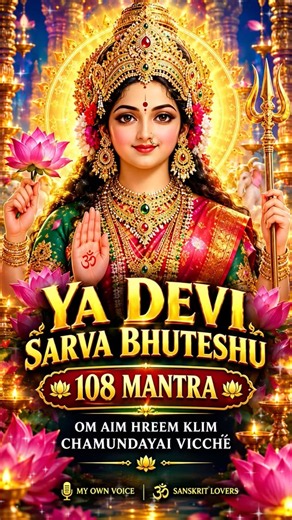 Ya Devi Sarvabhuteshu 🔱 Divine Durga Mantra for Shakti & Protection