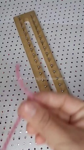 Cómo Tejer una Bufanda en Telar Rectangular