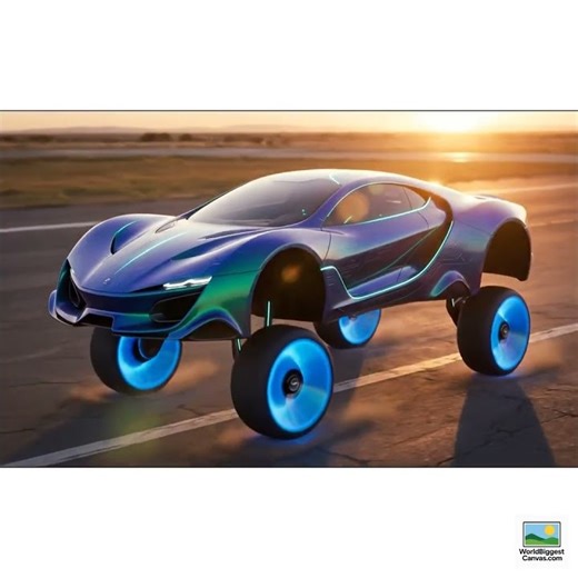 Hover Car Havoc — 8-Wheel Wonder