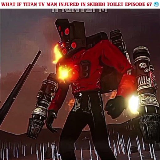 what if titan tv man injured in skibidi toilet episode 67 #skibiditoilet #foryou #edit