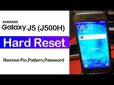 Samsung Galaxy J5 Forgot Pattern , Pin, Password, Hard Reset Easy Method
