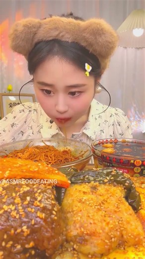 🥢 Slurping Noodles ASMR! Super Satisfying 🤤🔥”#NoodlesASMR #SlurpASMR #ViralClips