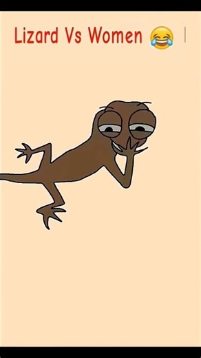 Lizard Vs women Funny (4k meme)#shorts