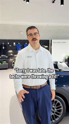 Fit checkkkk👀 In our new uniforms! https://miniofdesmoines.com/service | MINI of Des Moines