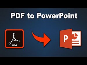 How to Convert PDF File to PowerPoint using Adobe Acrobat Pro 2017