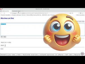 Utilizar wxMaxima para resolver (y revisar) ecuaciones