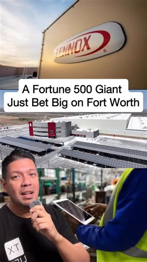 Margie and Ludwin Flores | North Fort Worth Realtors on Instagram: "❄️ While everyone watches the tech giants, a Fortune 500 manufacturing giant just made a massive bet on Fort Worth. Lennox International is quietly building a gigantic 1.2 Million square foot distribution hub near Fort Worth. The Project Details: • The Scale: A staggering 1.2 million sq. ft. facility. • The Tenant: Lennox, a leader in HVAC and refrigeration. • The Context: This is part of Lennox’s broader North Texas expansion, 