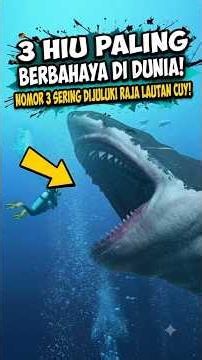 3 HIU PALING BERBAHAYA DI DUNIA! NOMOR 3 BIKIN MERINDING! 😱