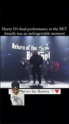 HEAVY D’S FINAL PERFORMANCE WAS LEGENDARY! #heavyd