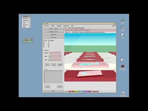 SGI IRIX 5.3 with fsn ( 3D File System Navigator )