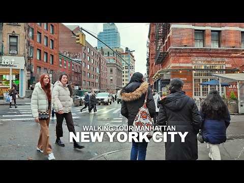 New York Manhattan Winter Walk, 8th Avenue, 34th Street, Chelsea, Broadway, 7th Avenue, USA, Travel