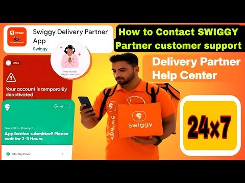 How to Contact Swiggy Partner Support | Swiggy Helpline for Payout, Incentives & Payment Issues