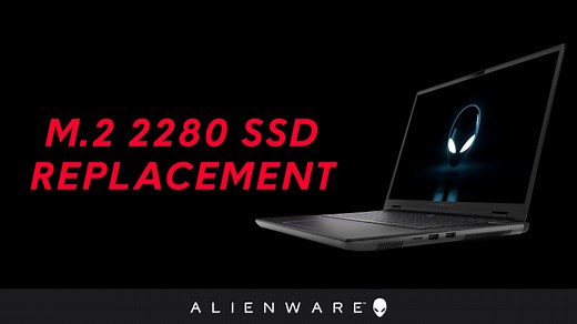 如何更换 Alienware m16 R2 上的固态硬盘 （SSD）