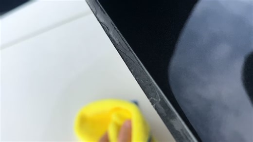 @joseph pellicer how is this blowing smoke? This is just lack of quality control. This whole seam will have a rough edge once the tape is lifted. Quality….. #yacht #yachtcaptain #fortlauderdale #naplesflorida