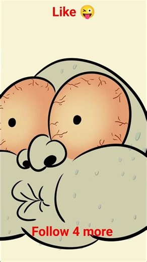 Try to stop your little cough 😷 | #animation #funny #cartoon #trending #viral #shortsvideo 😷🙂‍↔️