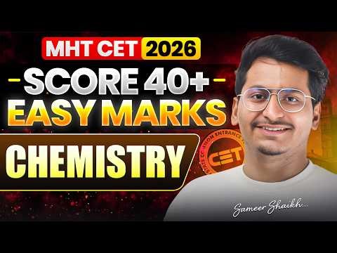 Chapterwise Important Questions PDF Asked in CET #mhtcet2026 |Score 40+ Easy Marks in Chemistry💯|