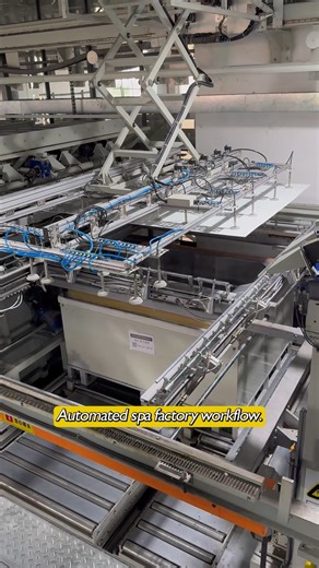 This is our spa factory — where premium spa products are created through smart manufacturing and robotic production. All hot tub manufacturing and swim spa factory lines are fully made in-house, ensuring consistent quality at scale. #SpaFactory #PremiumSpa #SmartManufacturing #RoboticProduction #MadeInHouse | Crystal Island Spa & Swim Spa Manufacturer