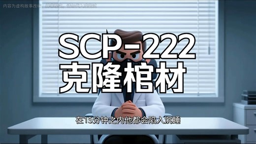 【研究员小E】SCP-222 克隆棺材