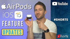 Airpods iOS 15 NEW FEATURES! Spatial Audio + More #Shorts